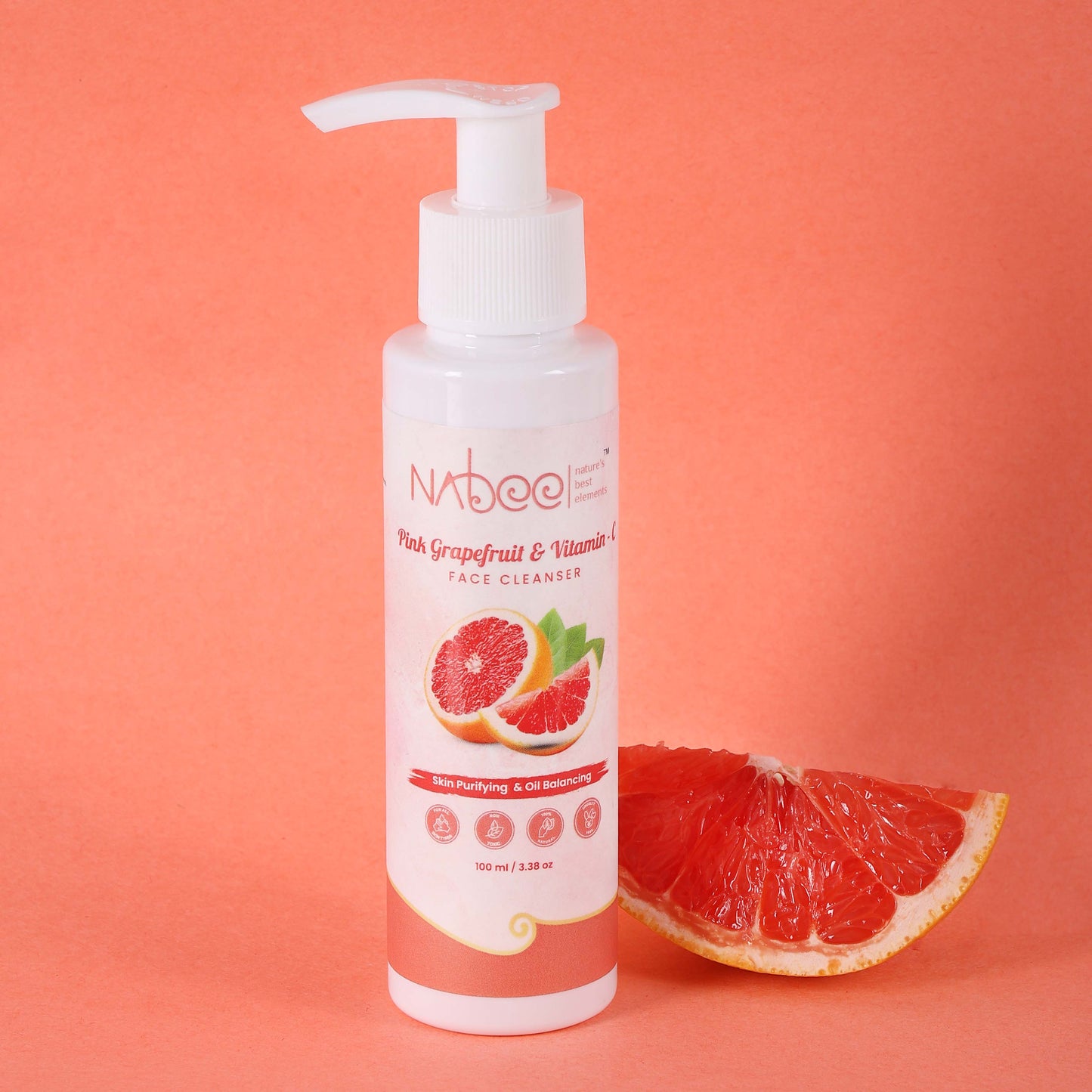 Pink Grapefruit Vitamin-C Face Cleanser (100 ml)
